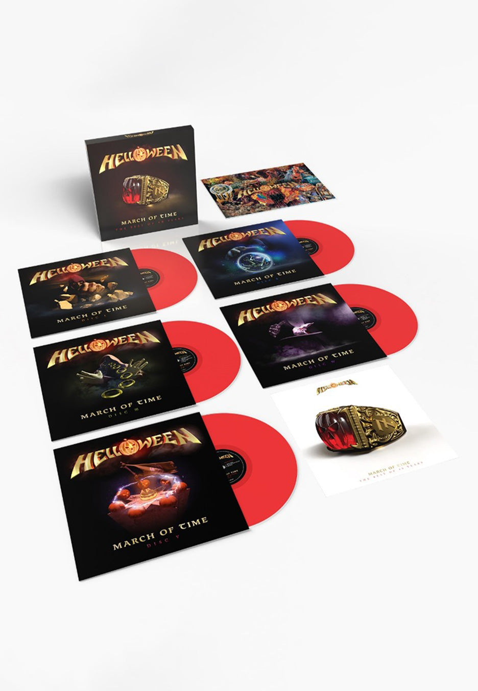 Helloween - March Of Time (The Best Of 40 Years) - Colored 5 Vinyl Boxset | Neutral-Image