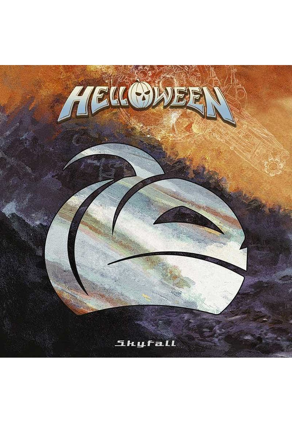 Helloween - Skyfall Ltd. Orange/Black Inkspot - Colored Mini Vinyl | Neutral-Image